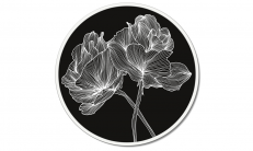 Круглая картина Pintdecor Linee Floreali