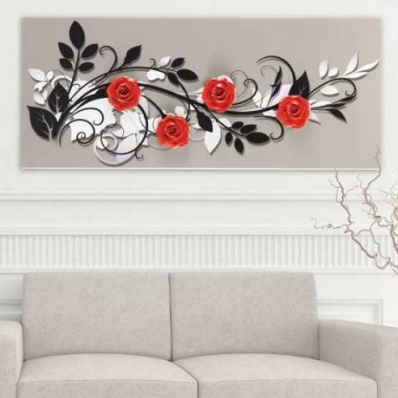 Декоративная панель Pintdecor LE QUATTRO ROSE P3278