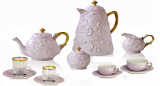 Сервиз Villari Marie Antoniette Tea Time Taormina розовый