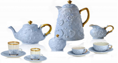 Сервиз Villari Marie Antoniette Tea Time Taormina голубой