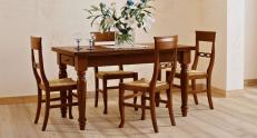 Стол обеденный Arrex TABLES E CHAIRS темно-коричневый с шухлядками