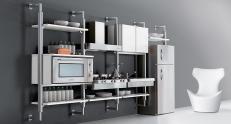 Кухня Oikos Cucine Systematica металл