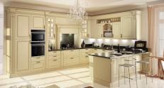 Кухня Oikos Cucine Michelangelo светло-желтая